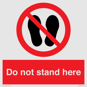 Do not stand here
